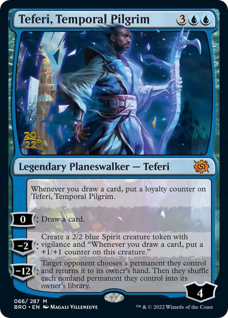 Teferi, Temporal Pilgrim [The Brothers' War Prerelease Promos] | Pegasus Games WI