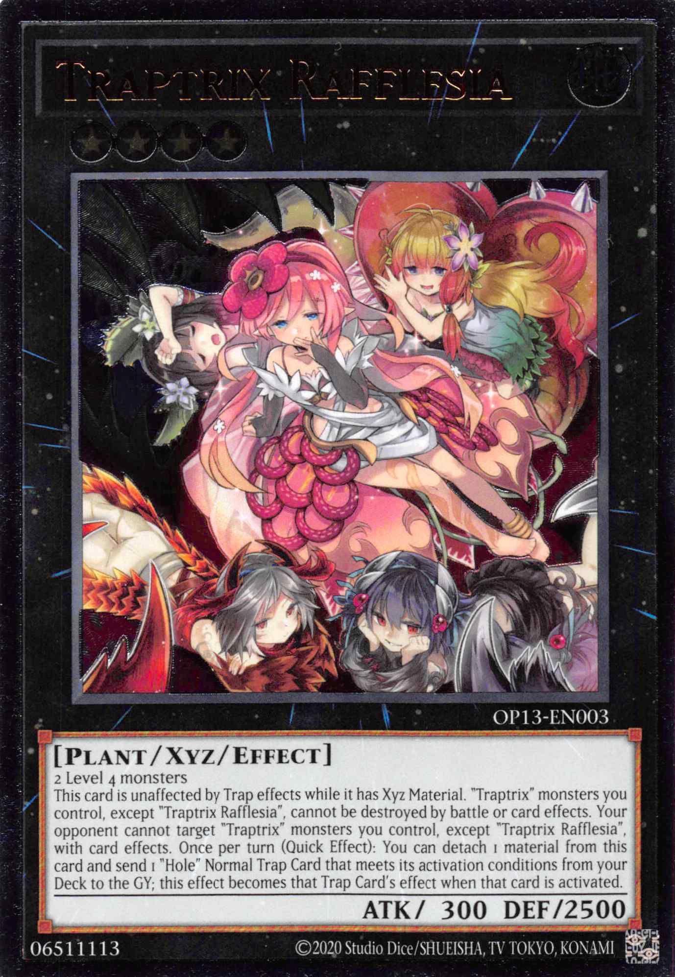 Traptrix Rafflesia [OP13-EN003] Ultimate Rare | Pegasus Games WI