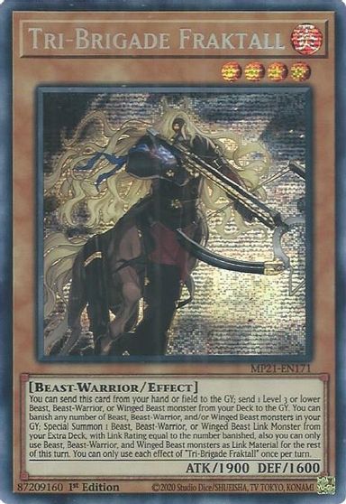 Tri-Brigade Fraktall [MP21-EN171] Prismatic Secret Rare | Pegasus Games WI