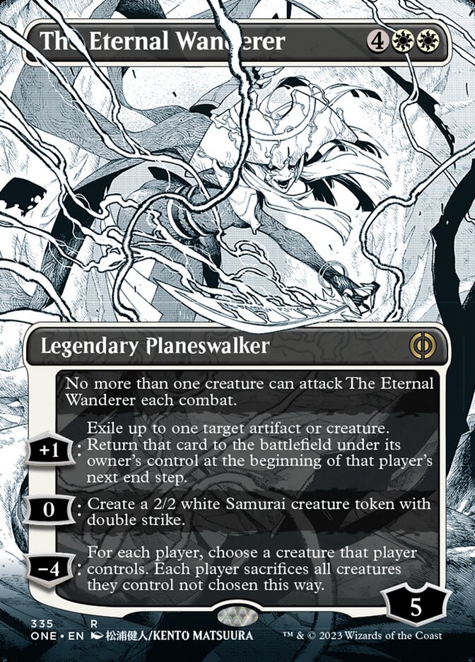 The Eternal Wanderer (Borderless Manga) [Phyrexia: All Will Be One] | Pegasus Games WI