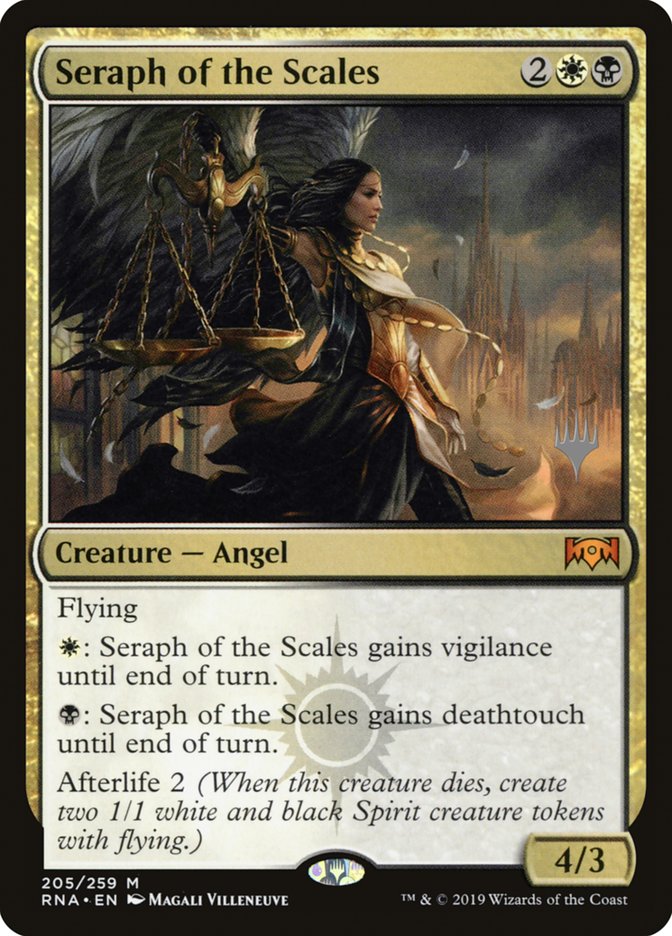 Seraph of the Scales (Promo Pack) [Ravnica Allegiance Promos] | Pegasus Games WI