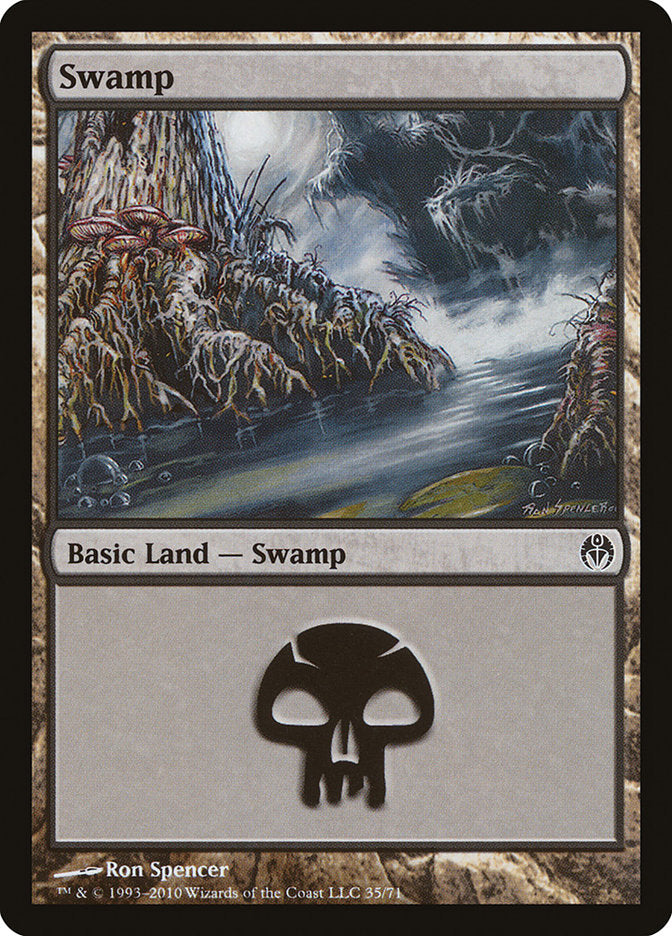 Swamp (35) [Duel Decks: Phyrexia vs. the Coalition] | Pegasus Games WI
