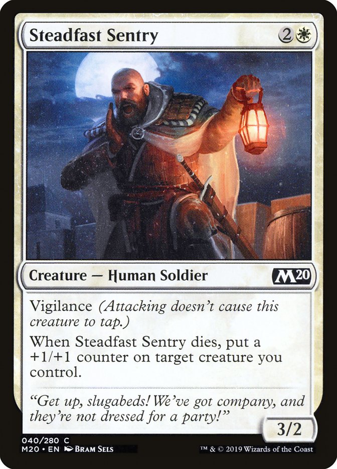 Steadfast Sentry [Core Set 2020] | Pegasus Games WI