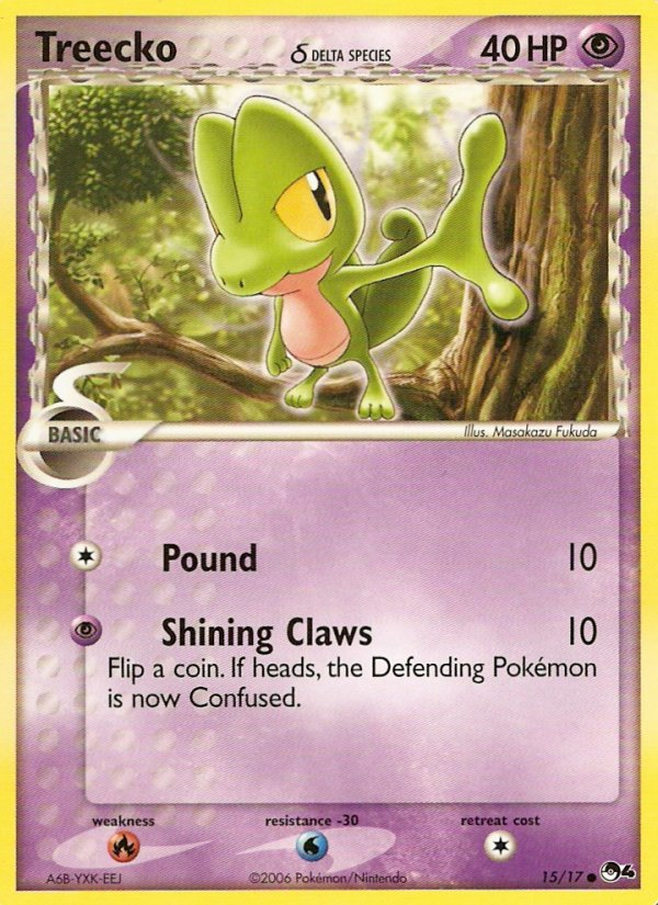 Treecko (15/17) (Delta Species) [POP Series 4] | Pegasus Games WI