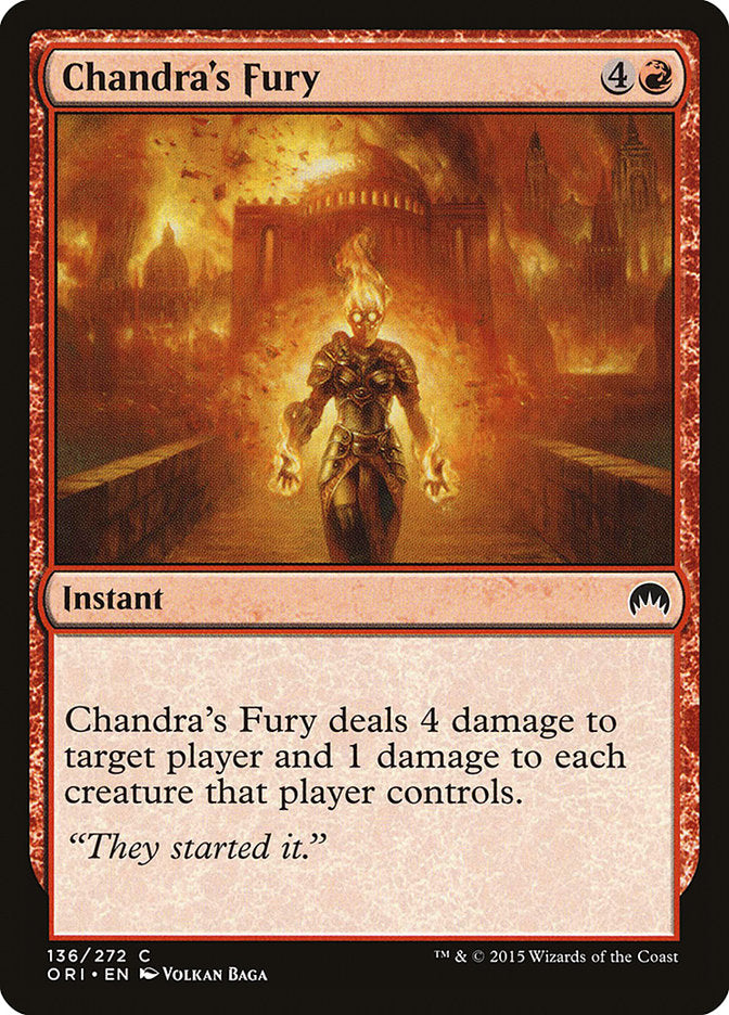 Chandra's Fury [Magic Origins] | Pegasus Games WI