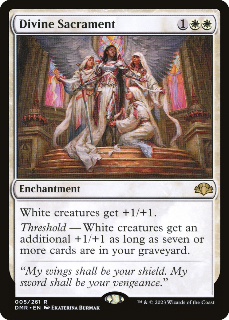 Divine Sacrament [Dominaria Remastered] | Pegasus Games WI