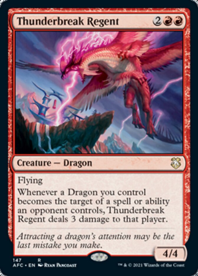 Thunderbreak Regent [Dungeons & Dragons: Adventures in the Forgotten Realms Commander] | Pegasus Games WI