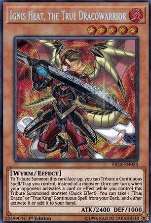 Ignis Heat, the True Dracowarrior [FIGA-EN053] Secret Rare | Pegasus Games WI