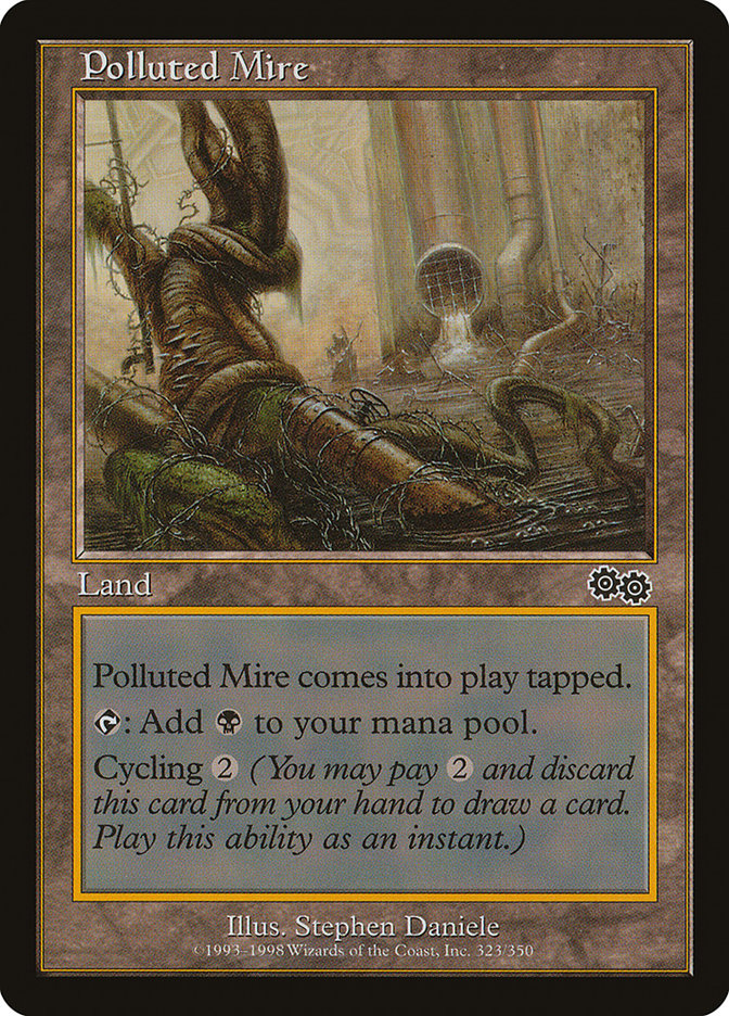 Polluted Mire [Urza's Saga] | Pegasus Games WI