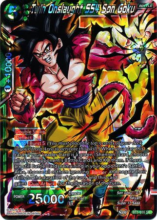 Twin Onslaught SS4 Son Goku (BT5-055) [Miraculous Revival] | Pegasus Games WI