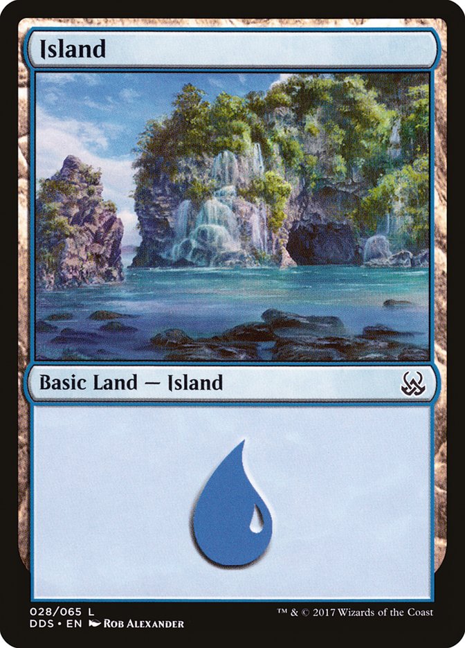Island (28) [Duel Decks: Mind vs. Might] | Pegasus Games WI