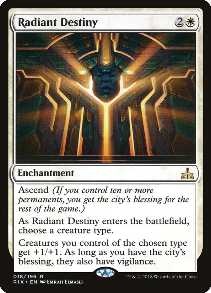 Radiant Destiny [Rivals of Ixalan] | Pegasus Games WI