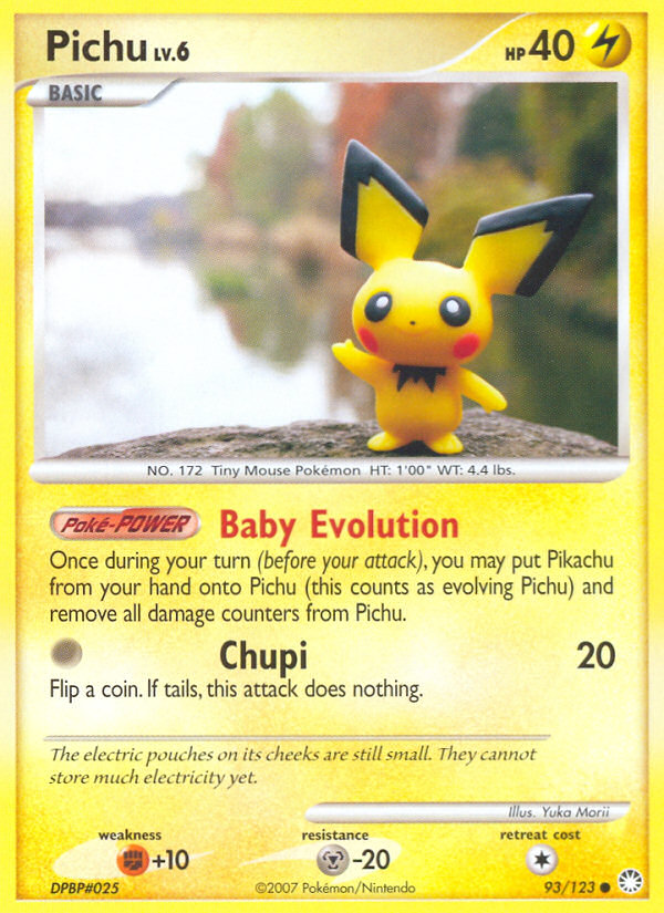 Pichu (93/123) [Diamond & Pearl: Mysterious Treasures] | Pegasus Games WI