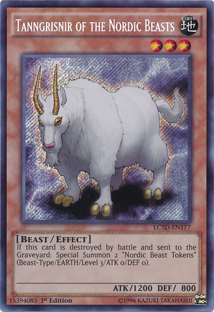 Tanngrisnir of the Nordic Beasts [LC5D-EN177] Secret Rare | Pegasus Games WI