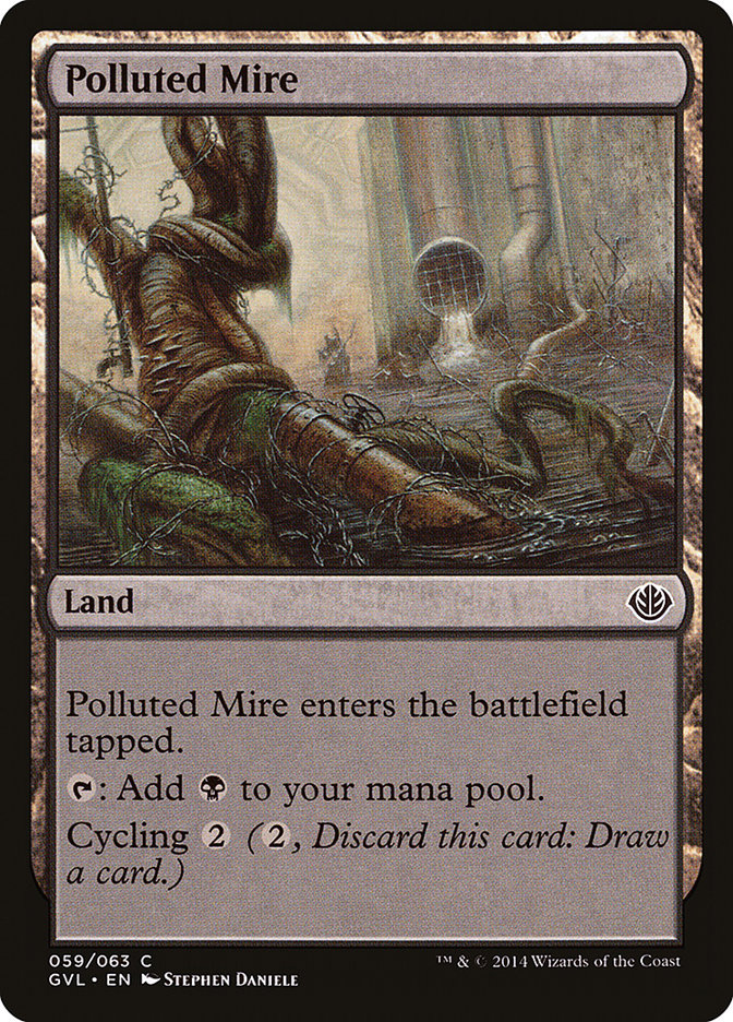 Polluted Mire (Garruk vs. Liliana) [Duel Decks Anthology] | Pegasus Games WI