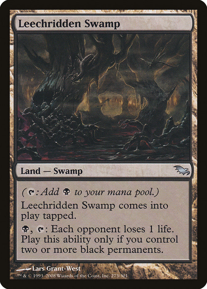 Leechridden Swamp [Shadowmoor] | Pegasus Games WI