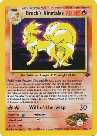 Brock's Ninetales (3/132) [Gym Challenge Unlimited] | Pegasus Games WI