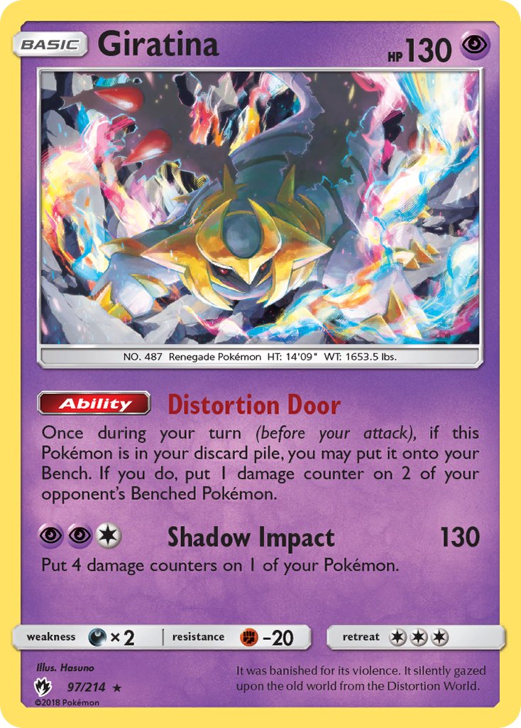 Giratina (97/214) (Theme Deck Exclusive) [Sun & Moon: Lost Thunder] | Pegasus Games WI