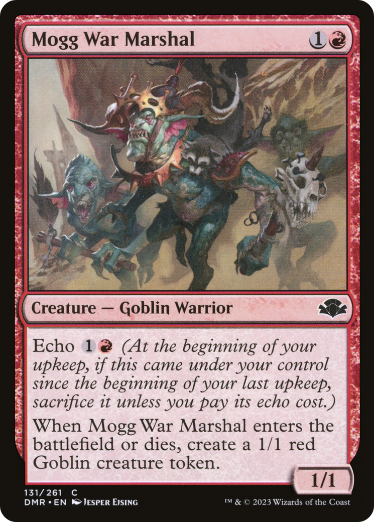 Mogg War Marshal [Dominaria Remastered] | Pegasus Games WI