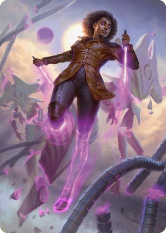 Kaya, Intangible Slayer Art Card [Phyrexia: All Will Be One Art Series] | Pegasus Games WI