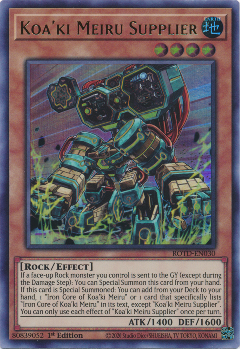 Koa'ki Meiru Supplier [ROTD-EN030] Ultra Rare | Pegasus Games WI