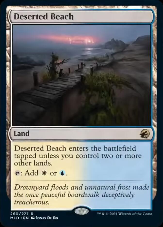 Deserted Beach [Innistrad: Midnight Hunt] | Pegasus Games WI