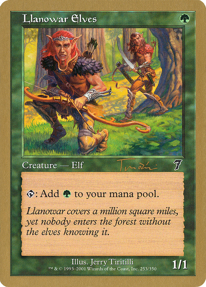 Llanowar Elves (Jan Tomcani) [World Championship Decks 2001] | Pegasus Games WI