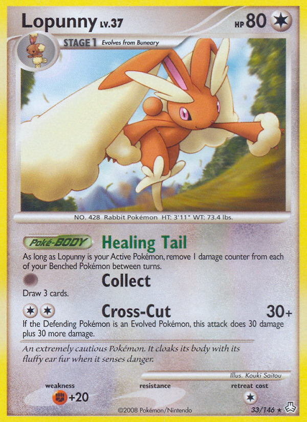 Lopunny (33/146) [Diamond & Pearl: Legends Awakened] | Pegasus Games WI