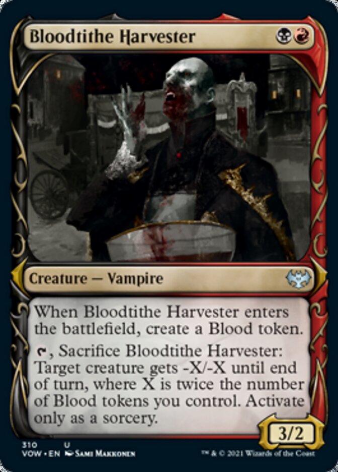 Bloodtithe Harvester (Showcase Fang Frame) [Innistrad: Crimson Vow] | Pegasus Games WI