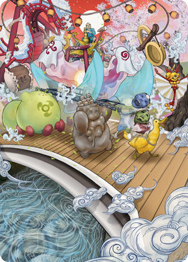 March of Otherworldly Light Art Card [Kamigawa: Neon Dynasty Art Series] | Pegasus Games WI
