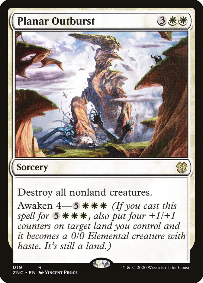 Planar Outburst [Zendikar Rising Commander] | Pegasus Games WI