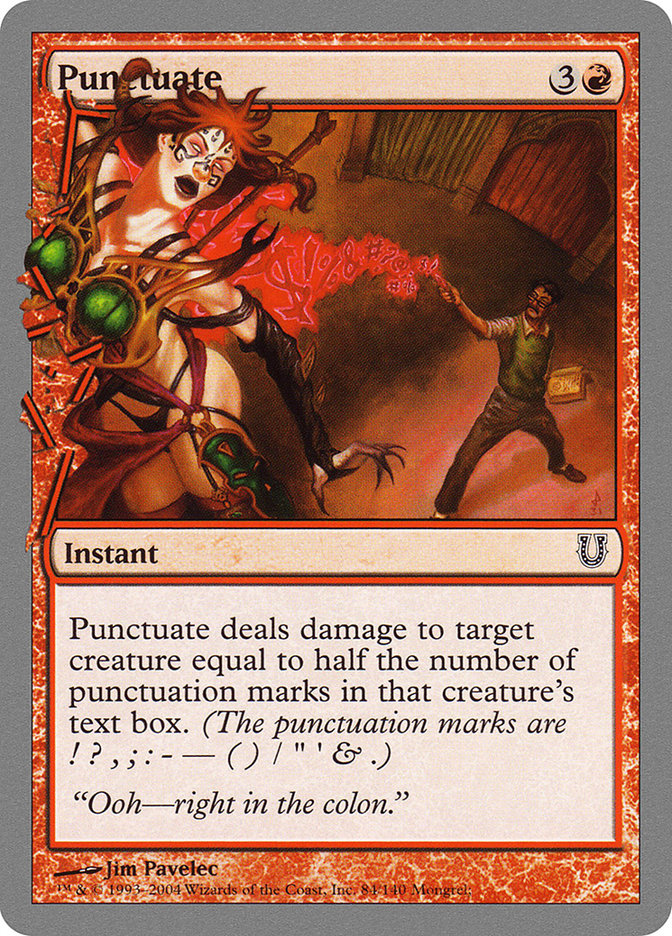 Punctuate [Unhinged] | Pegasus Games WI