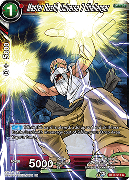 Master Roshi, Universe 7 Challenger (BT14-011) [Cross Spirits] | Pegasus Games WI