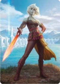 Nahiri, Heir of the Ancients 1 Art Card [Zendikar Rising Art Series] | Pegasus Games WI