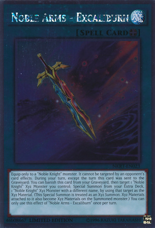 Noble Arms - Excaliburn [NKRT-EN023] Platinum Rare | Pegasus Games WI