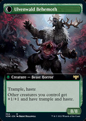 Ulvenwald Oddity // Ulvenwald Behemoth (Extended Art) [Innistrad: Crimson Vow] | Pegasus Games WI