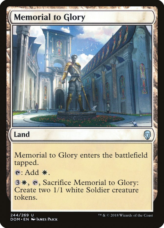 Memorial to Glory [Dominaria] | Pegasus Games WI