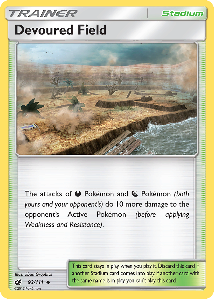 Devoured Field (93/111) [Sun & Moon: Crimson Invasion] | Pegasus Games WI