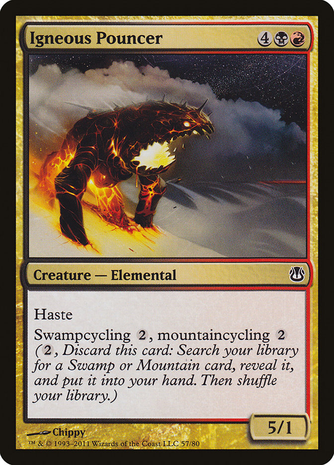 Igneous Pouncer [Duel Decks: Ajani vs. Nicol Bolas] | Pegasus Games WI