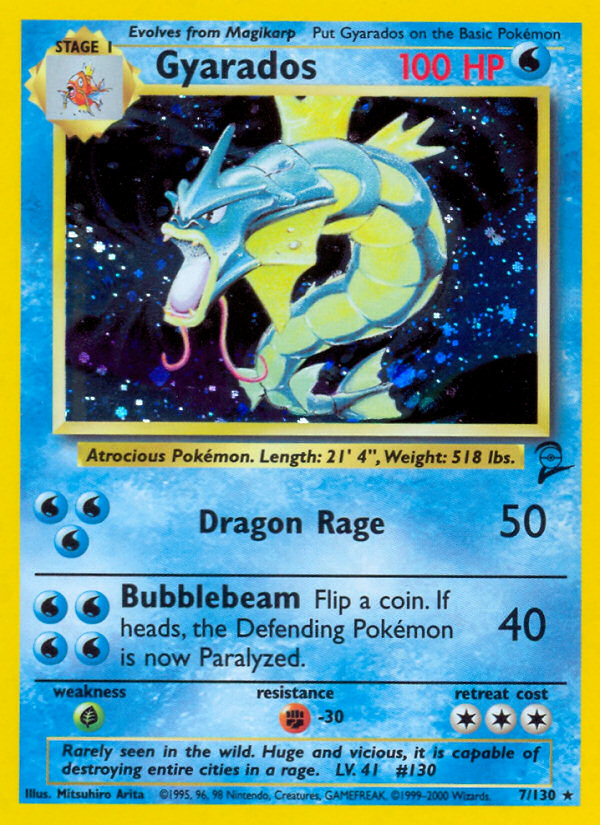 Gyarados (7/130) [Base Set 2] | Pegasus Games WI