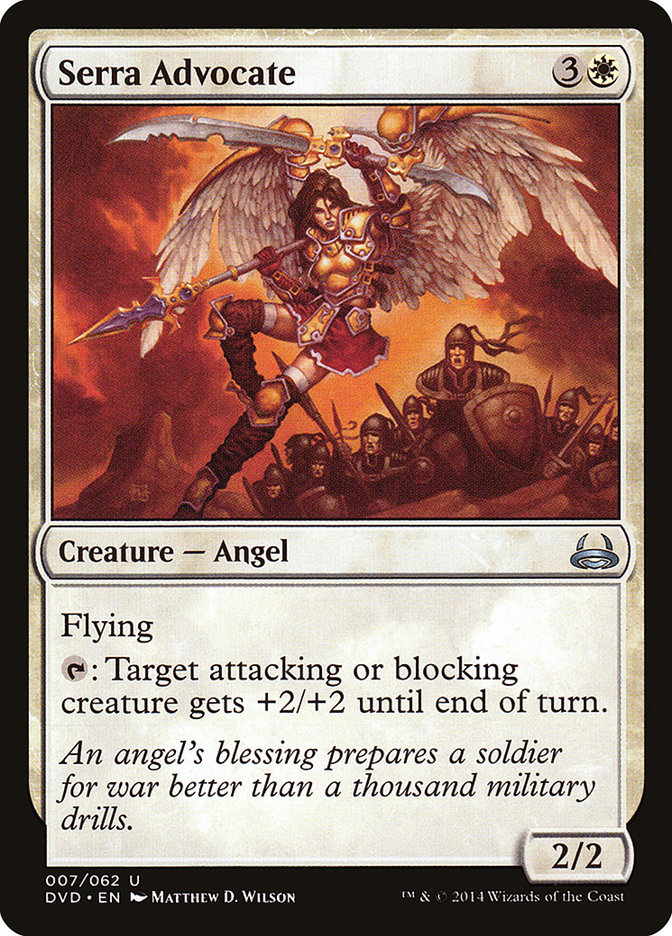 Serra Advocate (Divine vs. Demonic) [Duel Decks Anthology] | Pegasus Games WI