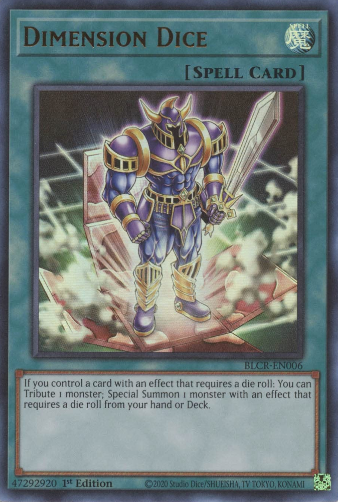 Dimension Dice [BLCR-EN006] Ultra Rare | Pegasus Games WI
