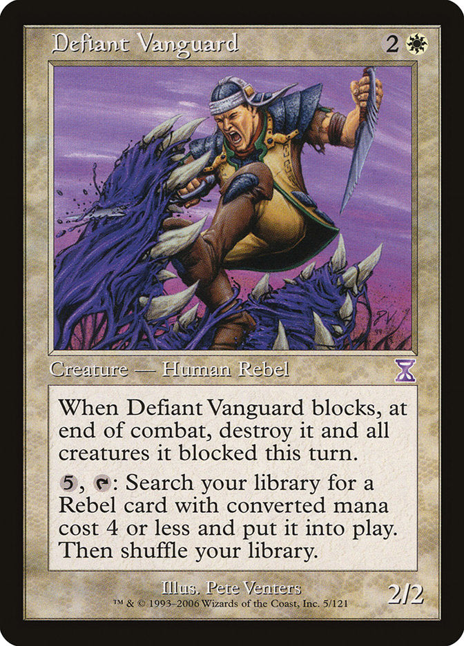 Defiant Vanguard [Time Spiral Timeshifted] | Pegasus Games WI