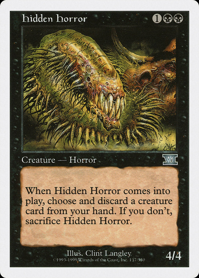 Hidden Horror [Classic Sixth Edition] | Pegasus Games WI