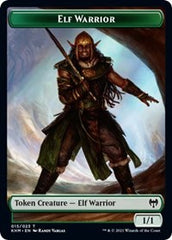 Elf Warrior // Giant Wizard Double-Sided Token [Kaldheim Tokens] | Pegasus Games WI