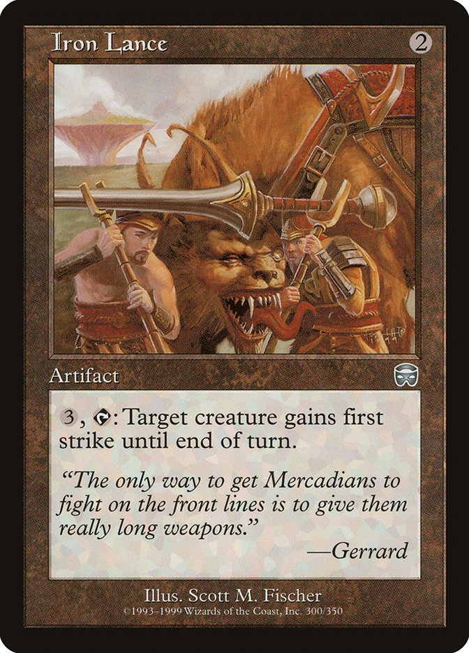 Iron Lance [Mercadian Masques] | Pegasus Games WI