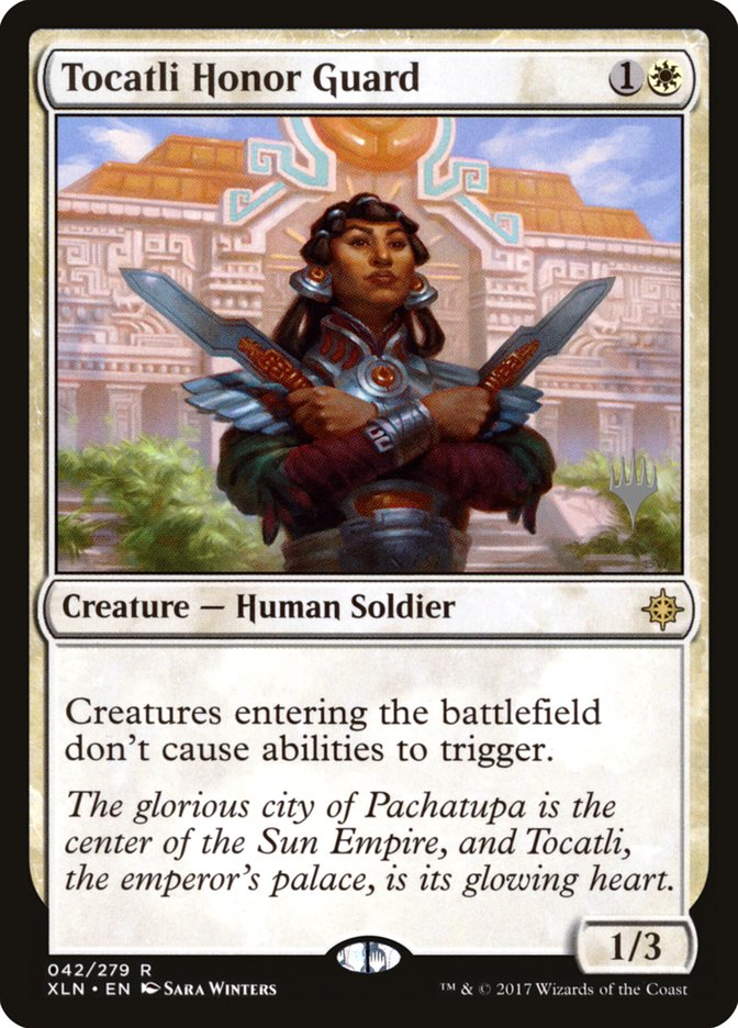 Tocatli Honor Guard (Promo Pack) [Ixalan Promos] | Pegasus Games WI