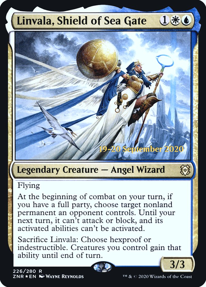 Linvala, Shield of Sea Gate [Zendikar Rising Prerelease Promos] | Pegasus Games WI