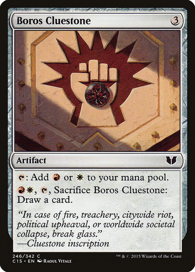 Boros Cluestone [Commander 2015] | Pegasus Games WI