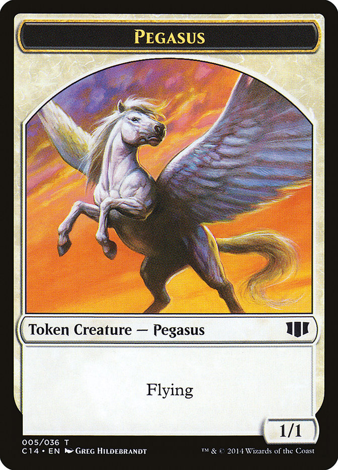 Kor Soldier // Pegasus Double-Sided Token [Commander 2014 Tokens] | Pegasus Games WI